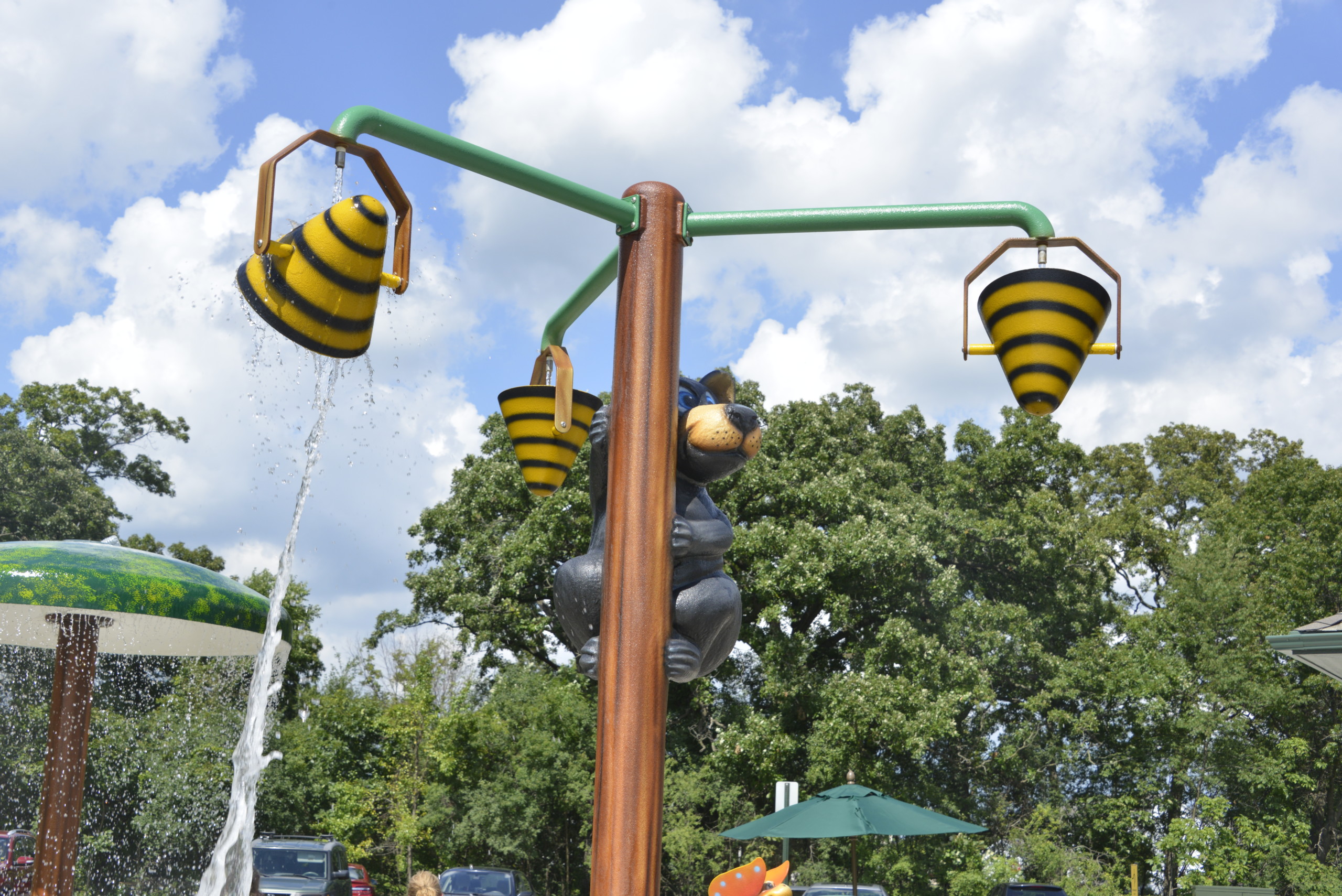 Water features at Oak Ridge Park & Spray 'N Play