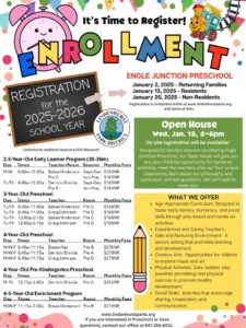 Engle Junction Preschool Enrollment 2025-2026! | Lindenhurst Park District